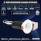 Luxrite 2 Inch LED Recessed Light 5CCT 2700K-5000K 15W 1000LM Dimmable Interchangeable Trim Wet Rated LR23415-1PK - alternate 4